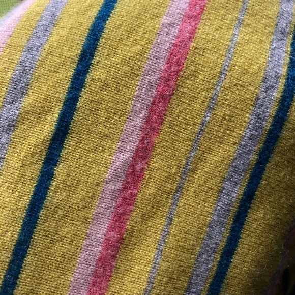 Extra Fine Merino Wool Striped Sweater - Picture 4 of 5